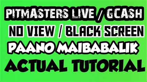 PITMASTER SA GCASH TUTORIAL .